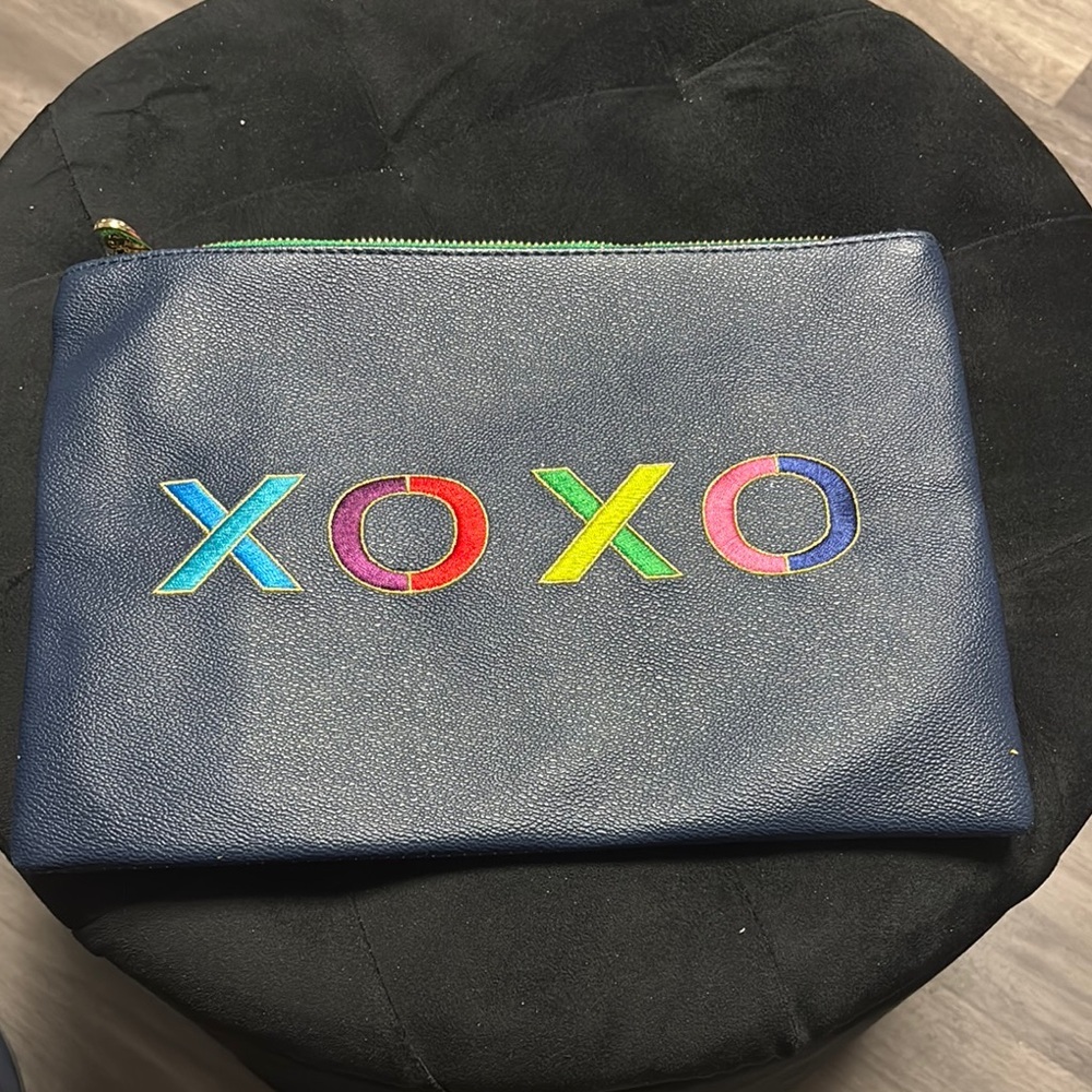 XOXO Multicolor Logo Clutch